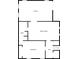 Detailed floor plan showcasing the layout of the second floor, including an office, Gathering room, bathroom, hall, and bedroom at 3278 Winter Wood Ct, Marietta, GA 30062
