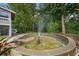 Backyard with in-ground water fountain feature at 3278 Winter Wood Ct, Marietta, GA 30062