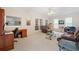 Bright living room with coffered ceilings, comfortable seating, and natural light at 3278 Winter Wood Ct, Marietta, GA 30062
