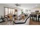 Bright, open-concept living space seamlessly connects living, dining, and kitchen areas at 294 Broder Farms Dr, Stockbridge, GA 30281