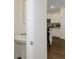 Convenient powder room located near the kitchen area at 294 Broder Farms Dr, Stockbridge, GA 30281