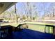Wooden deck overlooking a fenced backyard at 2447 Old Peachtree Rd, Duluth, GA 30097