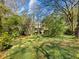 Large backyard space with green grass at 46 W Belle Isle Rd, Atlanta, GA 30342