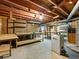 Unfinished basement with exposed ceiling and workbench, ready for customization at 46 W Belle Isle Rd, Atlanta, GA 30342