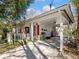 Attached carport featuring ample space with white columns providing cover at 46 W Belle Isle Rd, Atlanta, GA 30342