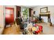 Inviting living room with a large window, neutral carpet, and fireplace at 46 W Belle Isle Rd, Atlanta, GA 30342
