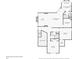 Detailed second floor plan showing bedrooms, bathrooms, closet space, and primary suite location at 1056 Shady Valley Ne Pl, Brookhaven, GA 30324