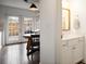 Charming half bathroom with white vanity and framed mirror at 1101 Collier Nw Rd # V3, Atlanta, GA 30318