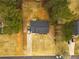 Birds eye view of the house showing roof, driveway, and yard at 284 Southern Trace Way, Rockmart, GA 30153