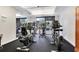 Well-equipped exercise room with stationary bikes and treadmills, mirrors, and views of the outdoors at 3445 Stratford Ne Rd # 2504, Atlanta, GA 30326