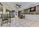 Finished basement with a dartboard area, seating, and decorative accents, adding character to the recreational space at 1009 Fairway Seven, Villa Rica, GA 30180