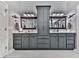 Modern bathroom features dual sinks with gray cabinets and white countertops at 1009 Fairway Seven, Villa Rica, GA 30180