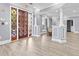 Community lobby with wood door and luxury vinyl floors at 1850 Cotillion Dr # 1008, Atlanta, GA 30338