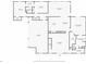 First floor plan showing the layout of the rooms and measurements at 216 Crescent Moon Way, Canton, GA 30114