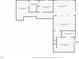 Basement floor plan showing the layout of the rooms and measurements at 216 Crescent Moon Way, Canton, GA 30114