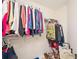 Walk-in closet with shelving and clothing racks at 3090 Perch Overlook Sw, Marietta, GA 30008