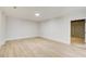 Unfinished basement with concrete floors, ready for customization to suit your needs at 555 Lower Birmingham Rd, Canton, GA 30115