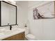 Elegant powder room featuring modern vanity and stylish decor provides comfort and style at 555 Lower Birmingham Rd, Canton, GA 30115