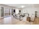 Open-concept living room with modern decor and double doors to an outdoor patio at 555 Lower Birmingham Rd, Canton, GA 30115