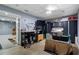 Functional basement area with a workspace, cabinetry, and open floor plan at 2605 Jacobean Rd, Acworth, GA 30101