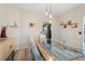 Cozy dining room showcasing stylish decor, modern lighting, and a glass table at 2605 Jacobean Rd, Acworth, GA 30101