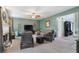 Spacious living room with fireplace, comfortable seating, and neutral tones at 2605 Jacobean Rd, Acworth, GA 30101