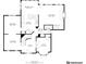 Floor plan showcasing the layout of living spaces, including the kitchen and Gathering room at 4073 Hickory Fairway Dr, Woodstock, GA 30188
