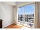 A sunlit balcony is just off the main room, offering a cozy seating area, and a great view at 195 14Th Ne St # Ph 306, Atlanta, GA 30309
