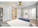 Main bedroom boasts closet, storage, and comfortable bed at 1156 Piedmont Ne Ave # B3, Atlanta, GA 30309