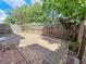 Fenced backyard with a patio area, offering privacy and outdoor space at 1421 Gates Se Cir, Atlanta, GA 30316