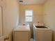 Functional laundry room equipped with washer, dryer, and a window at 1421 Gates Se Cir, Atlanta, GA 30316