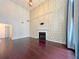 Spacious living room with hardwood floors, fireplace, and soaring ceilings at 1421 Gates Se Cir, Atlanta, GA 30316