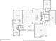Floor plan showcasing the layout of the home, including the location of the bedrooms, bathrooms, kitchen, and living areas at 1255 E M Croy Rd, Sugar Hill, GA 30518