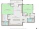 Floorplan image shows the Primary bedroom, living room, kitchen, bathroom and balcony at 706 Barrington Hills Dr, Atlanta, GA 30350