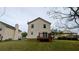 Backyard view showing the home's exterior, wooden deck, and grassy lawn at 359 Fourth St, Forest Park, GA 30297