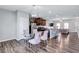 Open-concept kitchen and dining area with stylish furnishings and modern decor at 6036 Oakley Rd, Union City, GA 30291