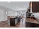 Bright kitchen featuring granite countertops, stainless steel appliances, and an island at 6036 Oakley Rd, Union City, GA 30291