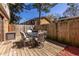 Inviting backyard deck with outdoor seating, perfect for entertaining and relaxing outdoors at 2516 Bradford Ne Sq, Atlanta, GA 30345