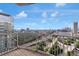 Breathtaking skyline views from the private balcony offer a serene escape at 400 W Peachtree Nw St # 2604, Atlanta, GA 30308