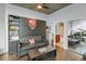 Cozy room featuring a murphy bed and versatile living and entertaining space at 400 W Peachtree Nw St # 2604, Atlanta, GA 30308