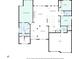 Floor plan showing the layout of the house including primary bedroom, kitchen, living room and garage at 65 Turtle Rock Cv, Acworth, GA 30101