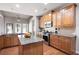 A charming kitchen with granite countertops, stainless steel appliances, and a wooden island at 65 Turtle Rock Cv, Acworth, GA 30101