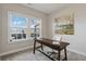 Bright office space features a large window with a view and dark wood desk at 6682 Sterling Dr, Atlanta, GA 30328