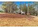 View of the home showing the front exterior, driveway and a wooden storage shed at 12 Remington Ct, Euharlee, GA 30145