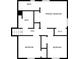 Upstairs floor plan showing primary bedroom, bathroom, walk in closet and two additional bedrooms at 12 Remington Ct, Euharlee, GA 30145
