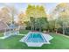 Backyard with gazebo overlooking an inground pool at 2329 Walker Dr, Lawrenceville, GA 30043