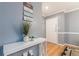 Apartment entryway with modern decor and a light, neutral color palette at 970 Sidney Marcus Blvd # 1217, Atlanta, GA 30324