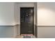 Apartment front door with matte black finish and stylish hardware at 970 Sidney Marcus Blvd # 1217, Atlanta, GA 30324