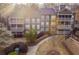 Exterior view of a multi-story home with a private patio at 808 Riverview Se Dr, Marietta, GA 30067
