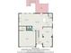 First floor plan featuring a living room, kitchen, dining area, office, and garage at 3139 Hilltop Dr, Marietta, GA 30066